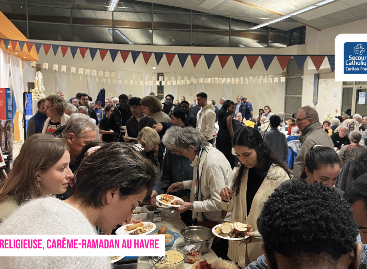 Buffet du repas partagé 